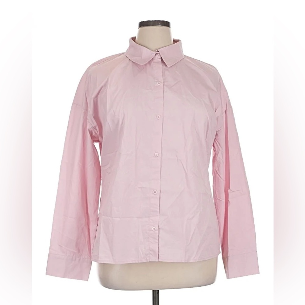 Anthropologie Light Pink Oxford Shirt